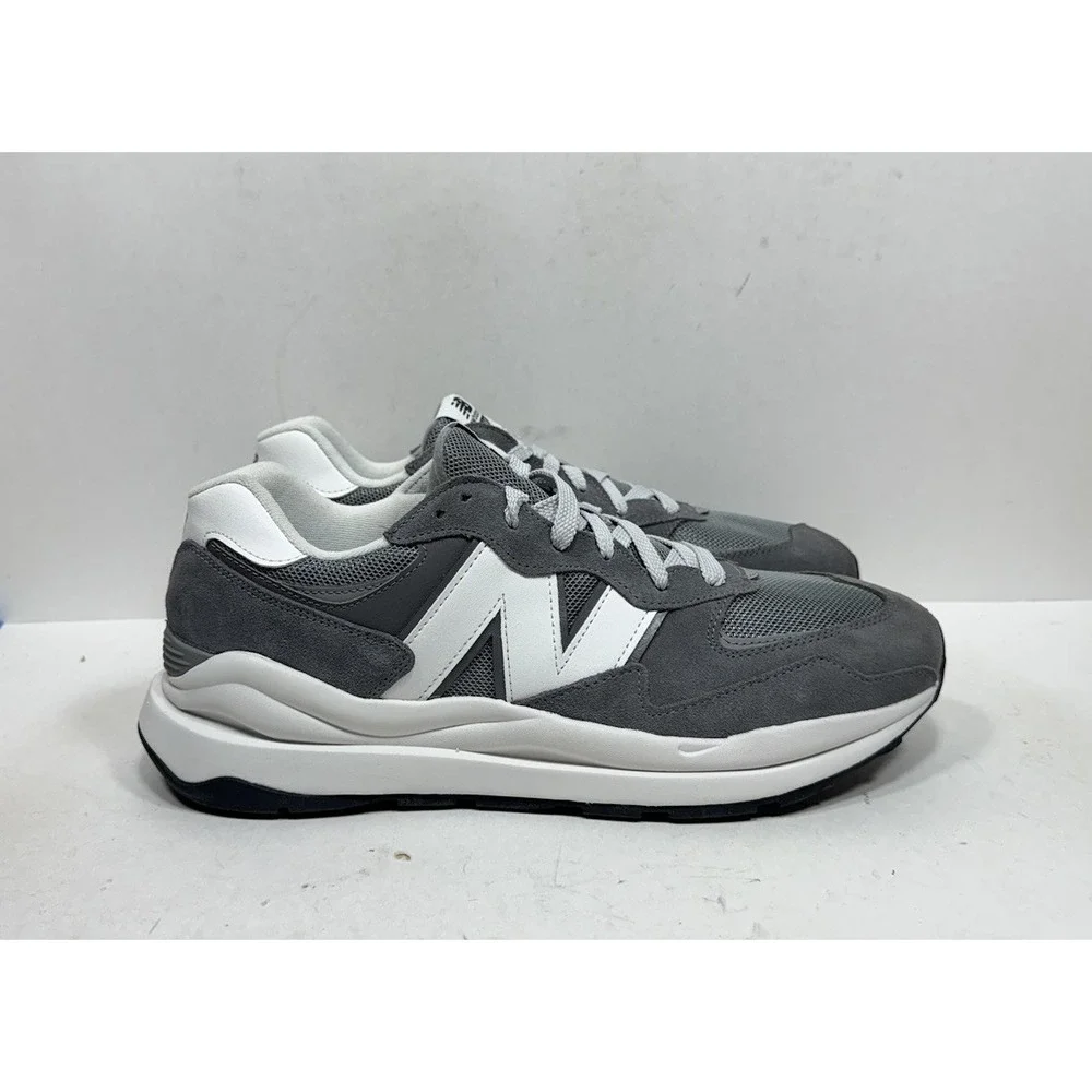 New Balance 57/40 M5740VPB Castlerock‎ Grey Men's Size 14 Suede Shoes